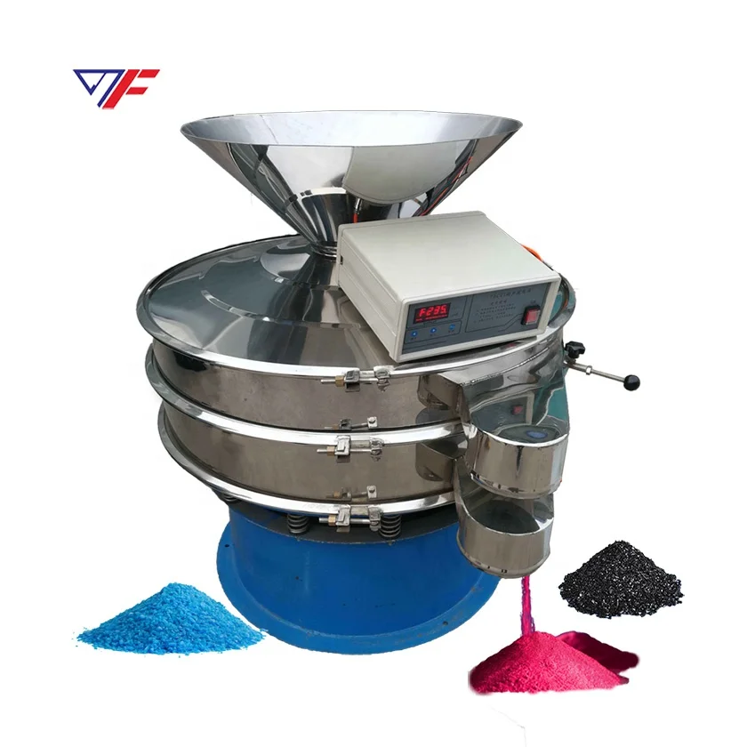 2024 New Type Circular Ultrasonic Vibrating Sieve Sifter Machinery Wheat Flour Fine Powder Covered Vibration Sieving Machine