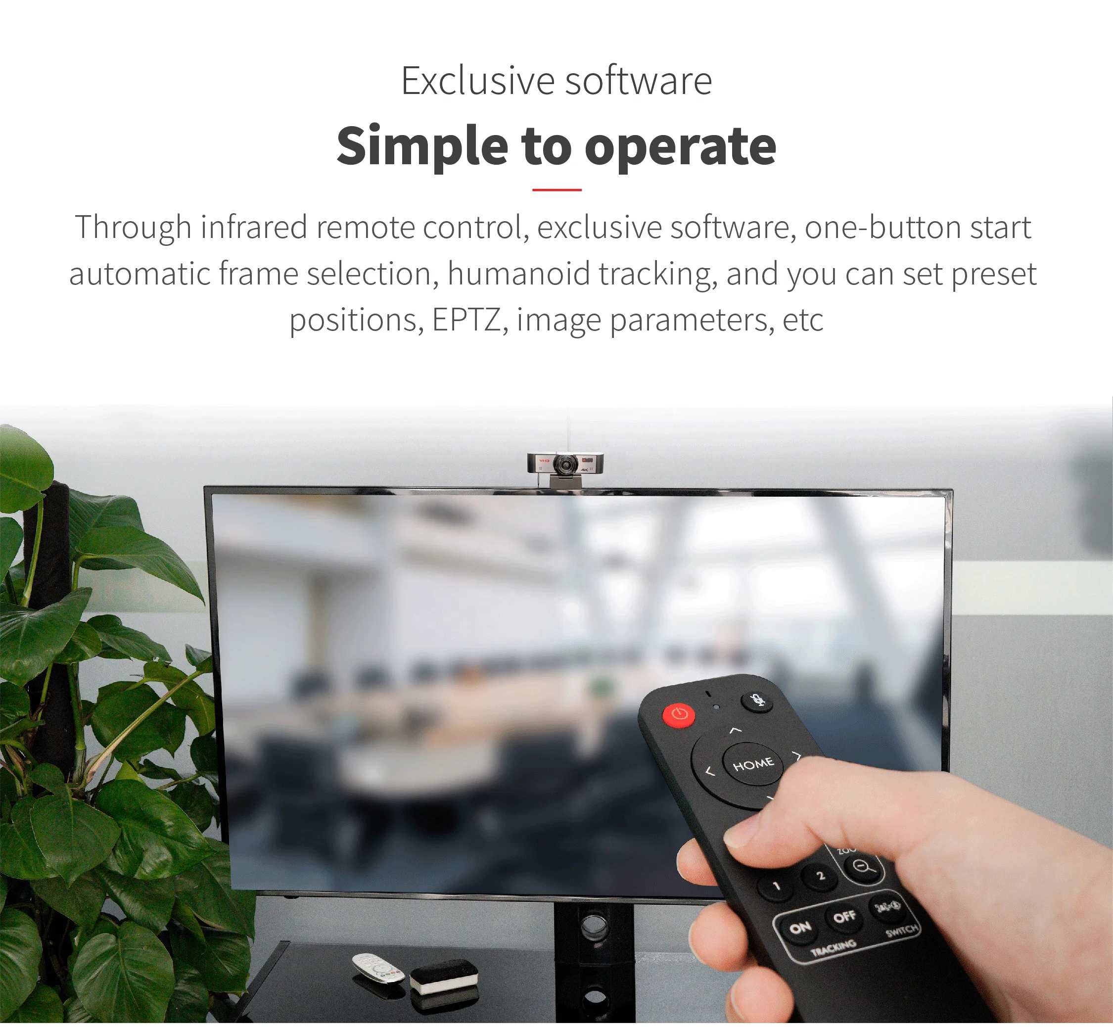 JX1702U Beamforming Microphone Array USB3.0 Camera AI Tracking  4K Webcam for Conference