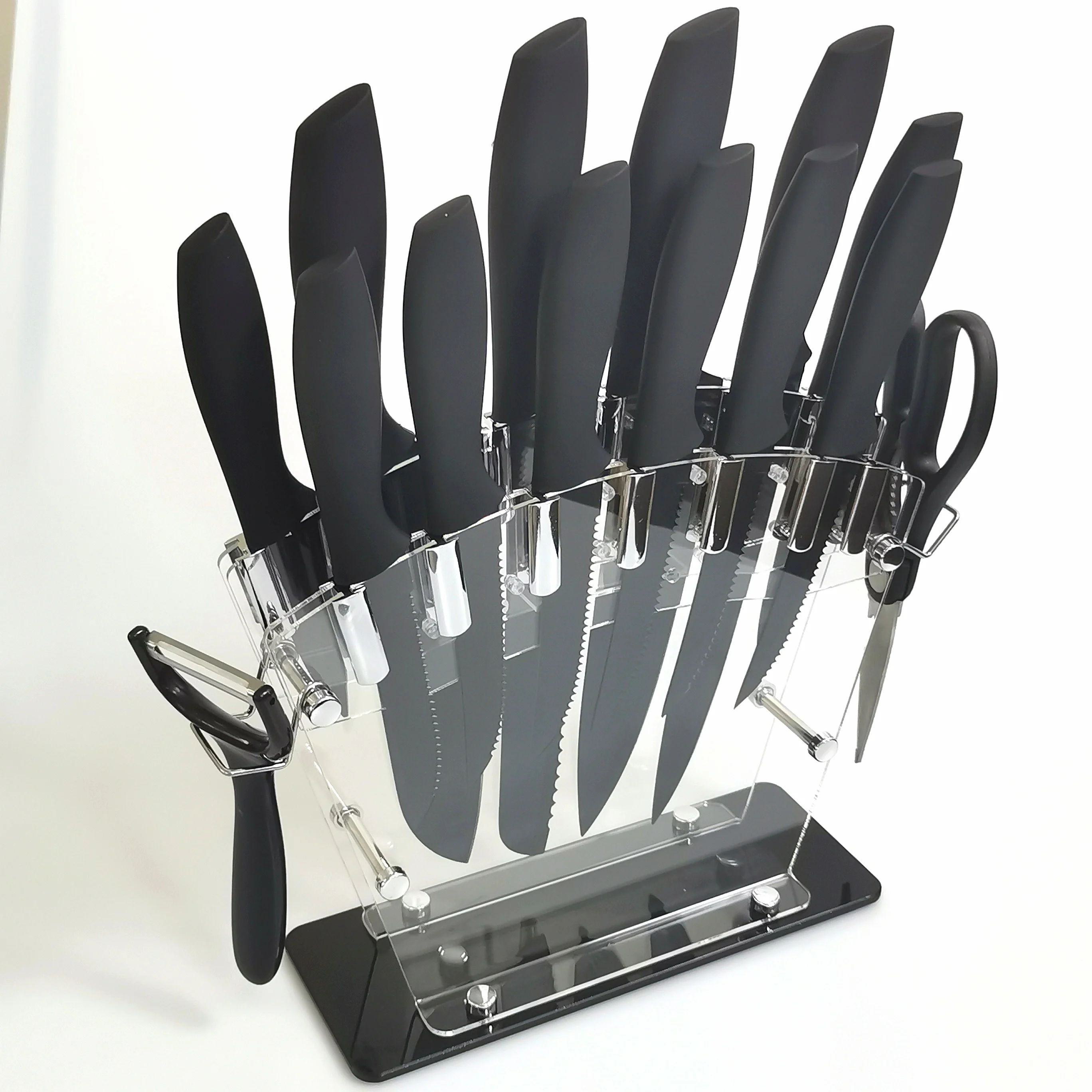 High-quality custom stainless steel kitchen knife set 16-piece kitchen knife set