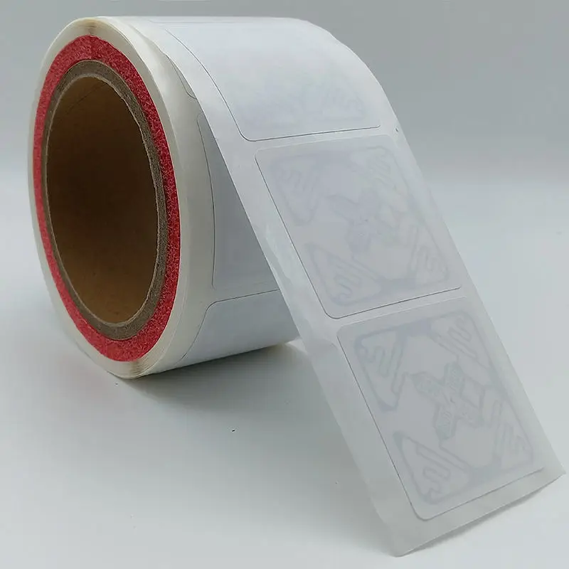 UHF RFID library sticker tag with NXP Ucode8/9 chip for library inventory management