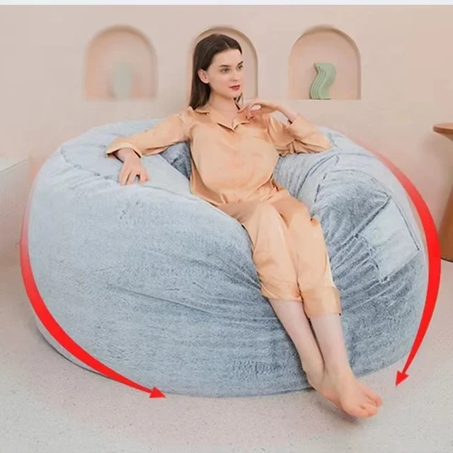 coffee outdoor baby foam faux leather bean bag bed  for adults kids