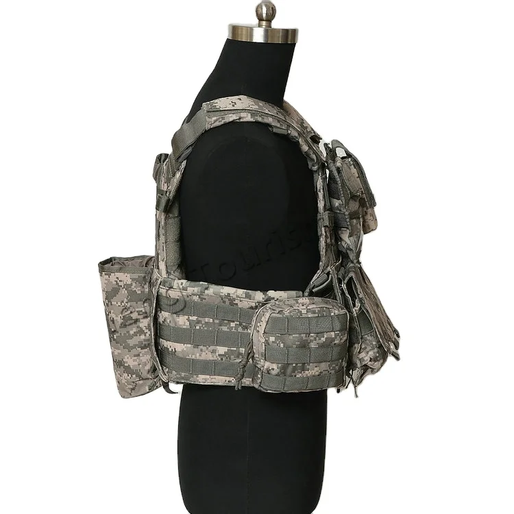 OEM custom 900D Oxford Tactical Camo Vest Outdoor Molle Personal Protective Vest