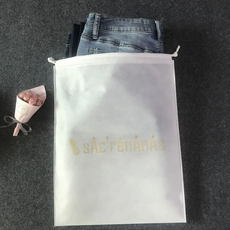 Высококачественные нетканые сумки для покупок пучковые с собственным логотипом