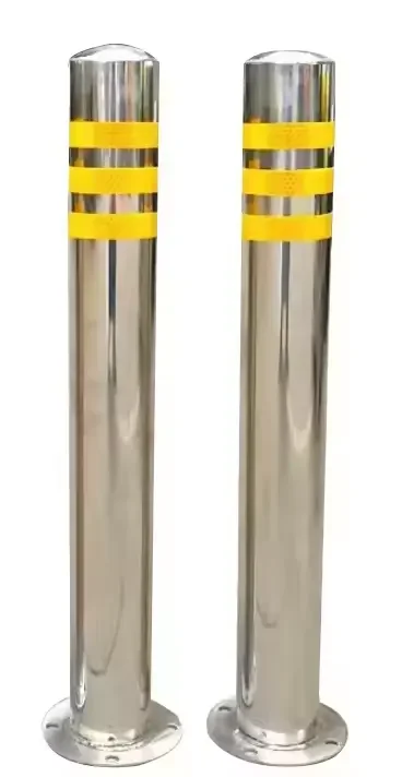 304 Stainless Road Parking Steel Bollard Post Stainless Steel Road Bollard Anti-collision Post