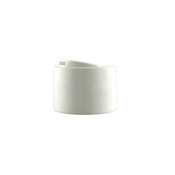 Cosmetic Bottles PP White Disc Top Caps 24/410