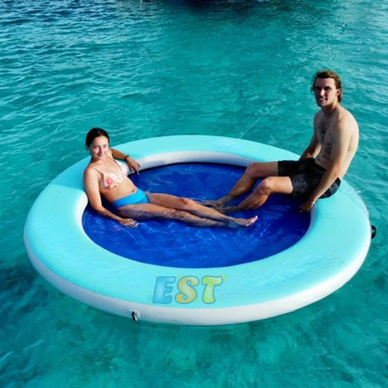 Great Weekend Inflatable Air Bed Pool Floats Mattress Water Floating Hammock Marine Air Sun Pad