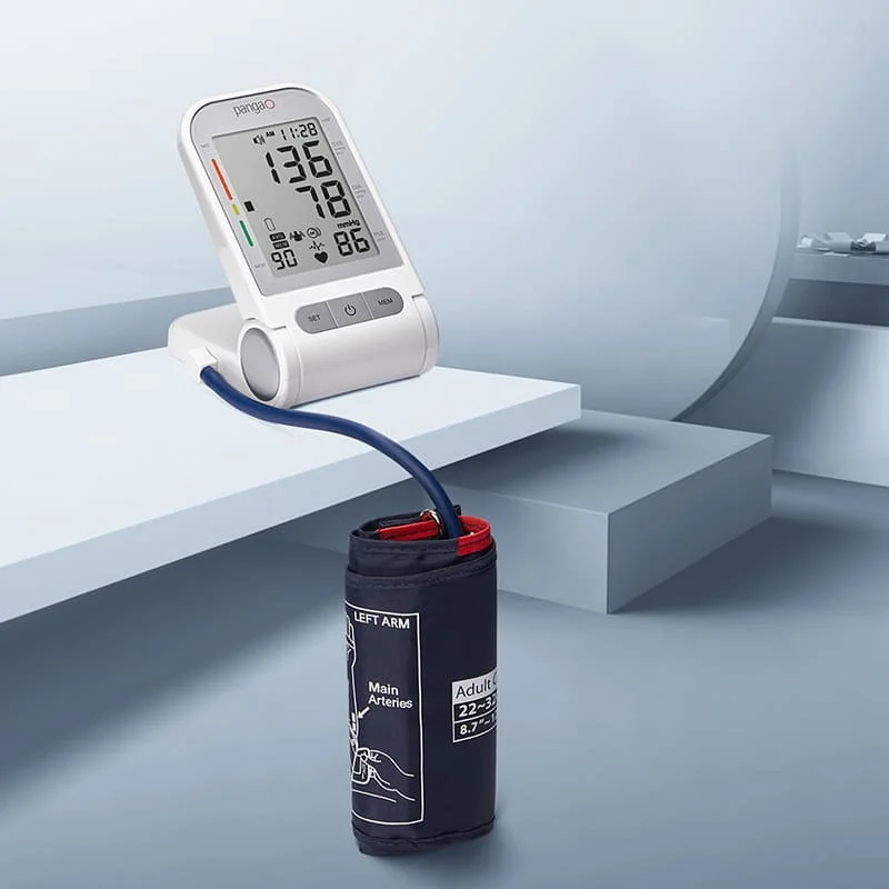 Electronic medical tensiometro LCD screen digital  upper arm blood pressure monitor accurate bp machine spaygmomamometer