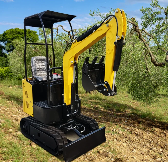 2024 Free Shipping ICLES 1ton 2ton 3ton diesel excavator Small Bagger EPA mini digger price