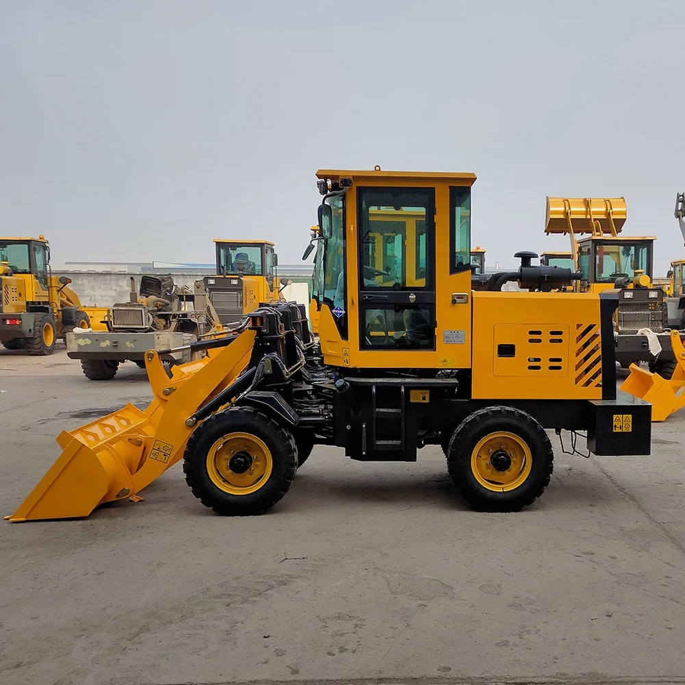 Wheel loaders low height hopper spare parts loader