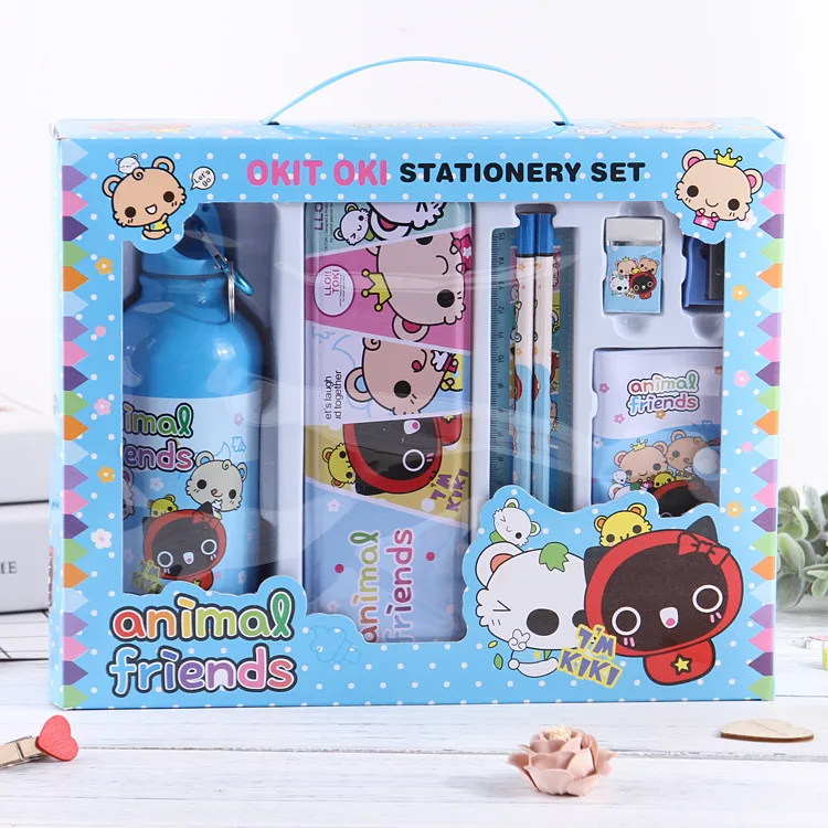 Kettle stationery set Children Stationery Gift Gift Box School Supplies Set Birthday Gift