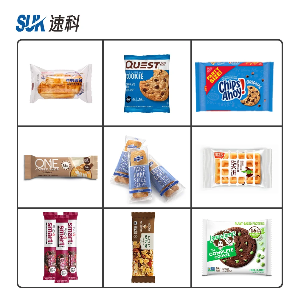 Automatic High Speed Baguette Pizza Quick Frozen Food With Date Flow Pillow Packing Machine