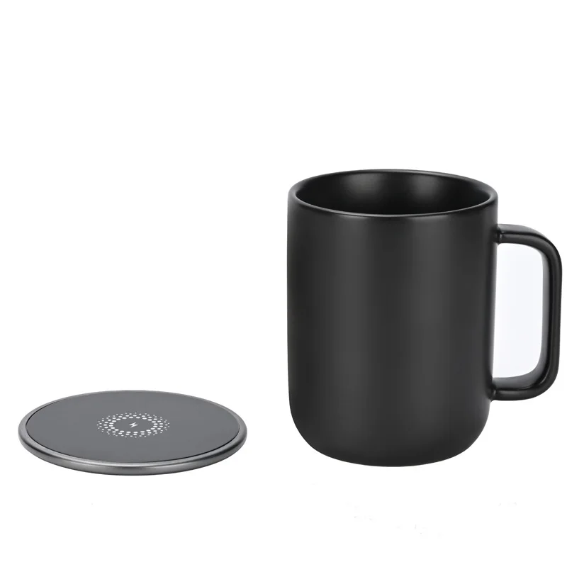 12oz Smart drinkware Water Cup Self Heating  Mug Ceramic  Thermostatic Coffee Mugs With Custom Logo