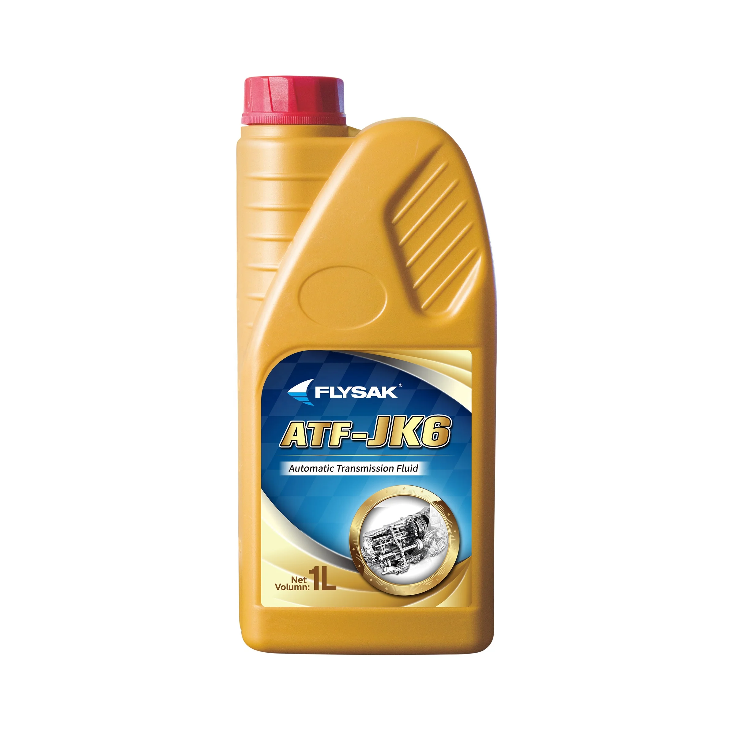 Japanese Korean Vehicle Gearbox Oil Factory Wholesale Customise Label ATF-JK6 Automatic Transmission Fluid 1L