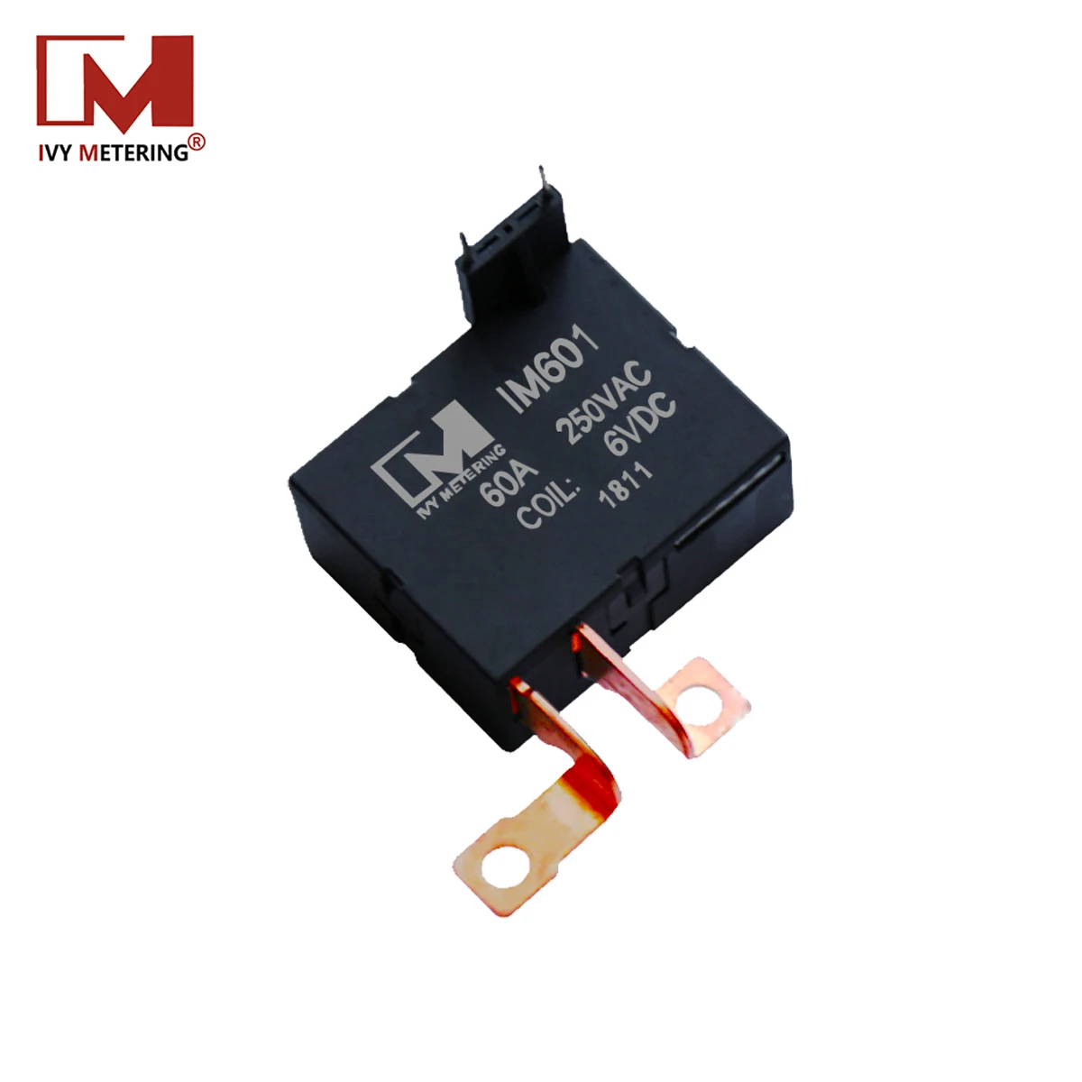 IM601 TUV Approved Smart Meter Parts PCB Mount 60A 250VAC 24V Coil Magnetic Latching Relay