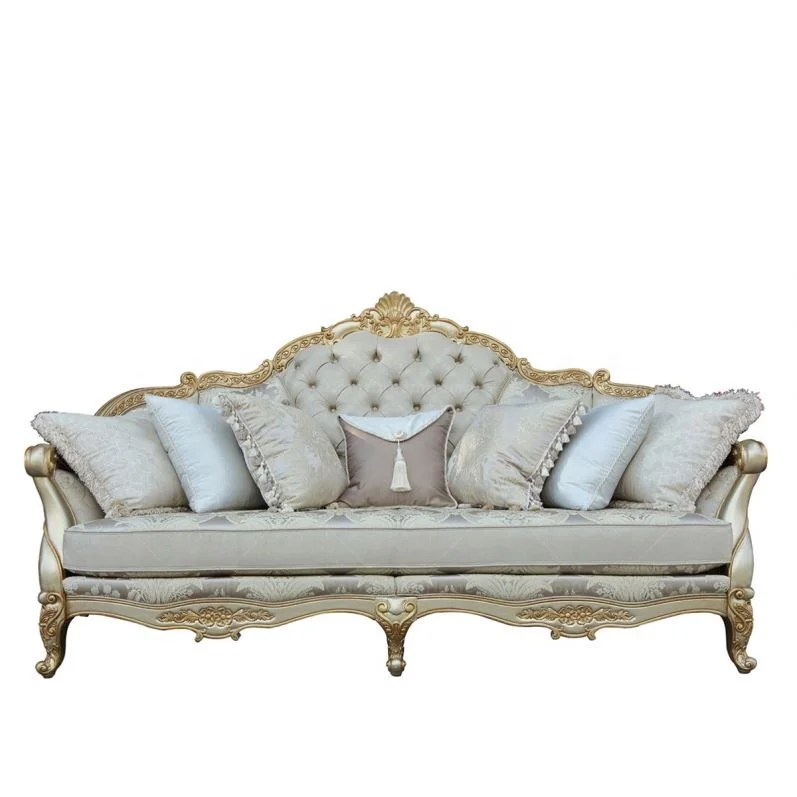 Rococo sofa designed for living room furniture