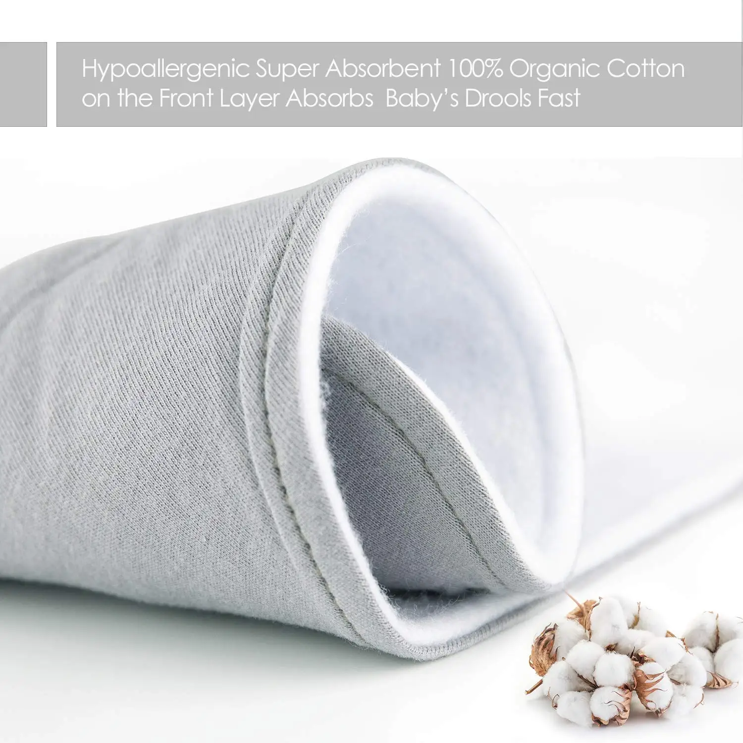 
High Quality Cute Design Cotton Baby Bibs Washable 4 piece set baby bandana bibs 