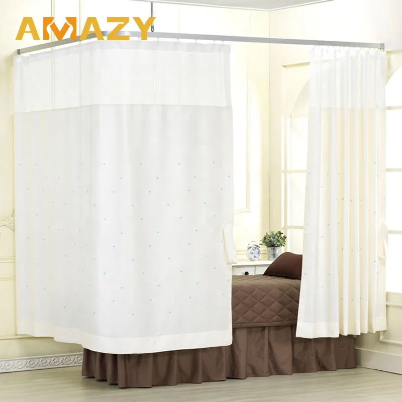 Factory Wholesale Modern Hospital Beds Curtain Rails And Tracks U Shape Medical Curtain Aluminum Rails