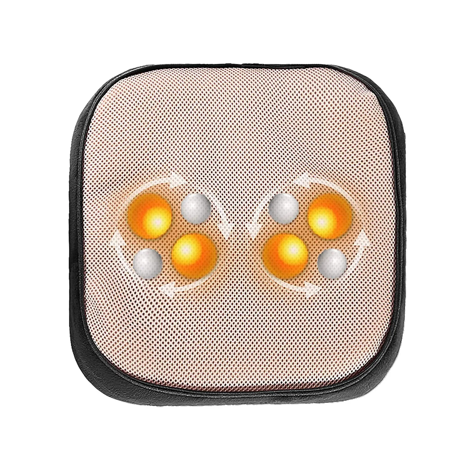 Comfortable Soft Synthetic Wool Electric Kneading Shiatsu Acupuncture Heating Therapy Foot Massager for Muscle Relief