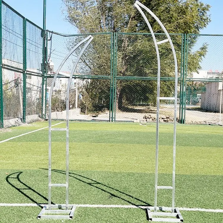 Horn shape ox Horn shape metal wedding arch empty frame for wedding flower decoration