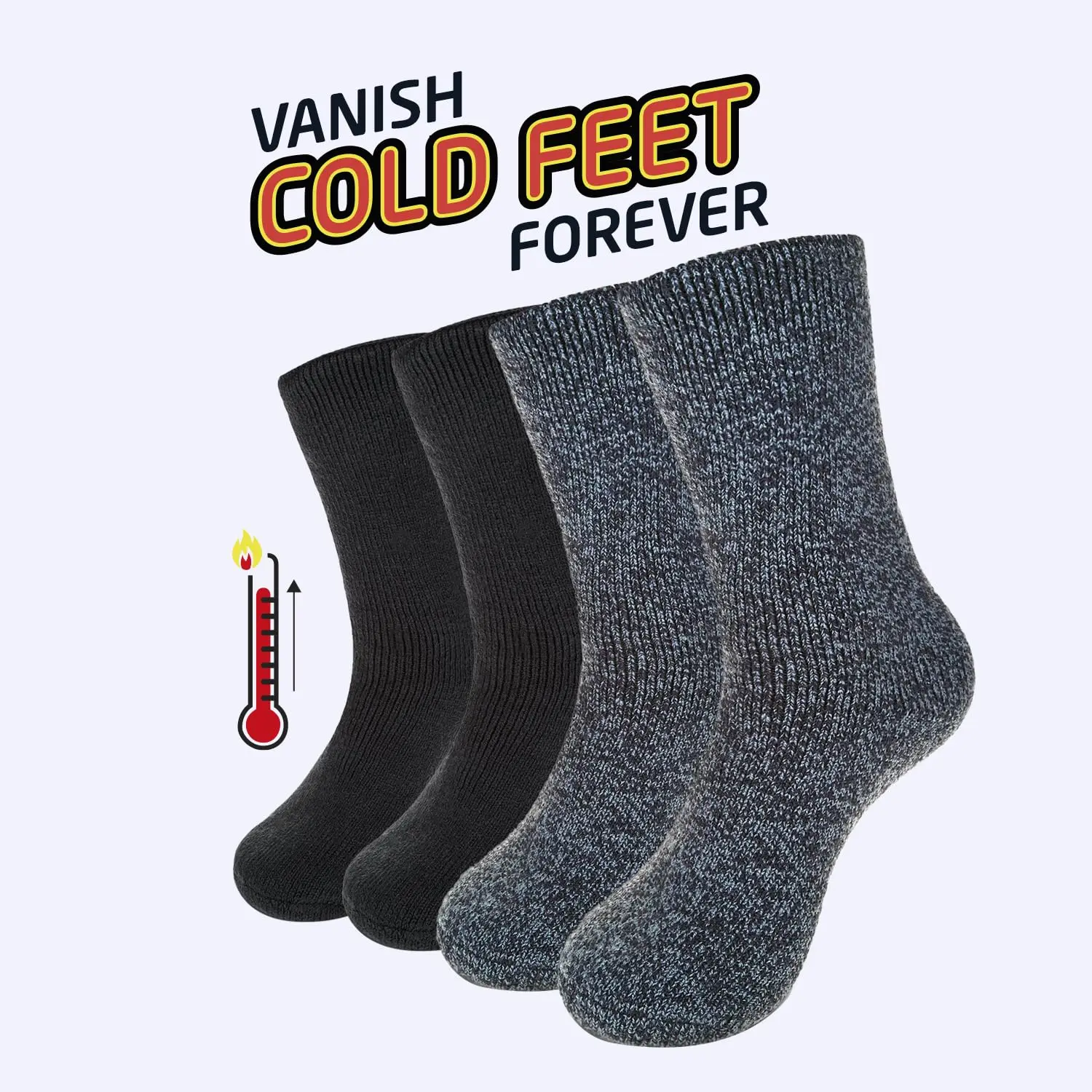 Thermal Angora Wool Socks  For Men And Women