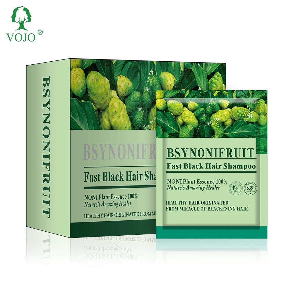 new arrival :VOJO Black Hair Shampoo Nature ingredients 5 mins dye hair into black and dark browtn