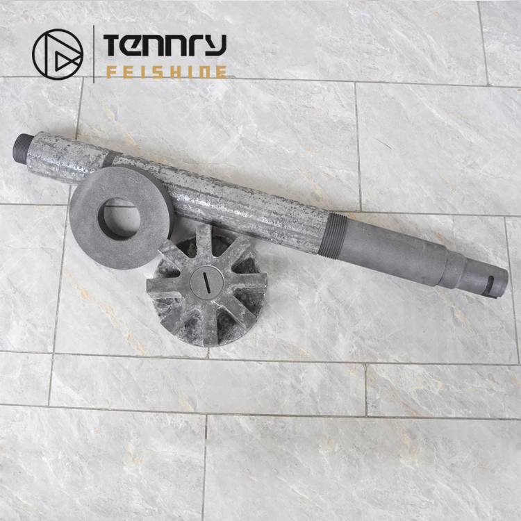 Высококачественный антиокислительный графитовый ротор дегазации для алюминиевой промышленности