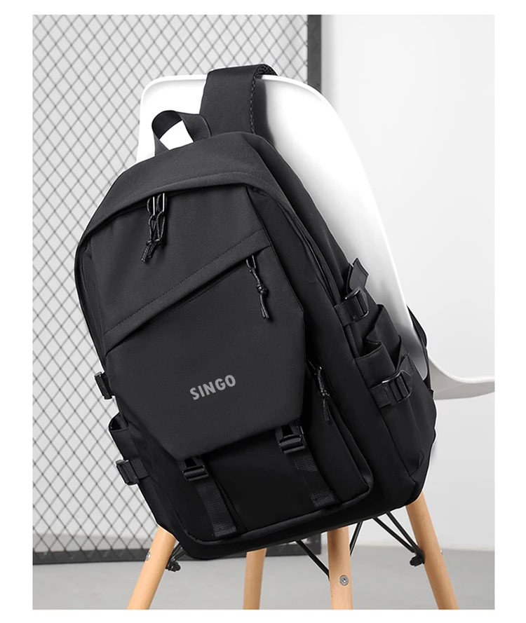 Book Bags Custom Logo Backpacks For Girls Pink Nylon Backpack 14 Inch Laptop College School Bag 2024