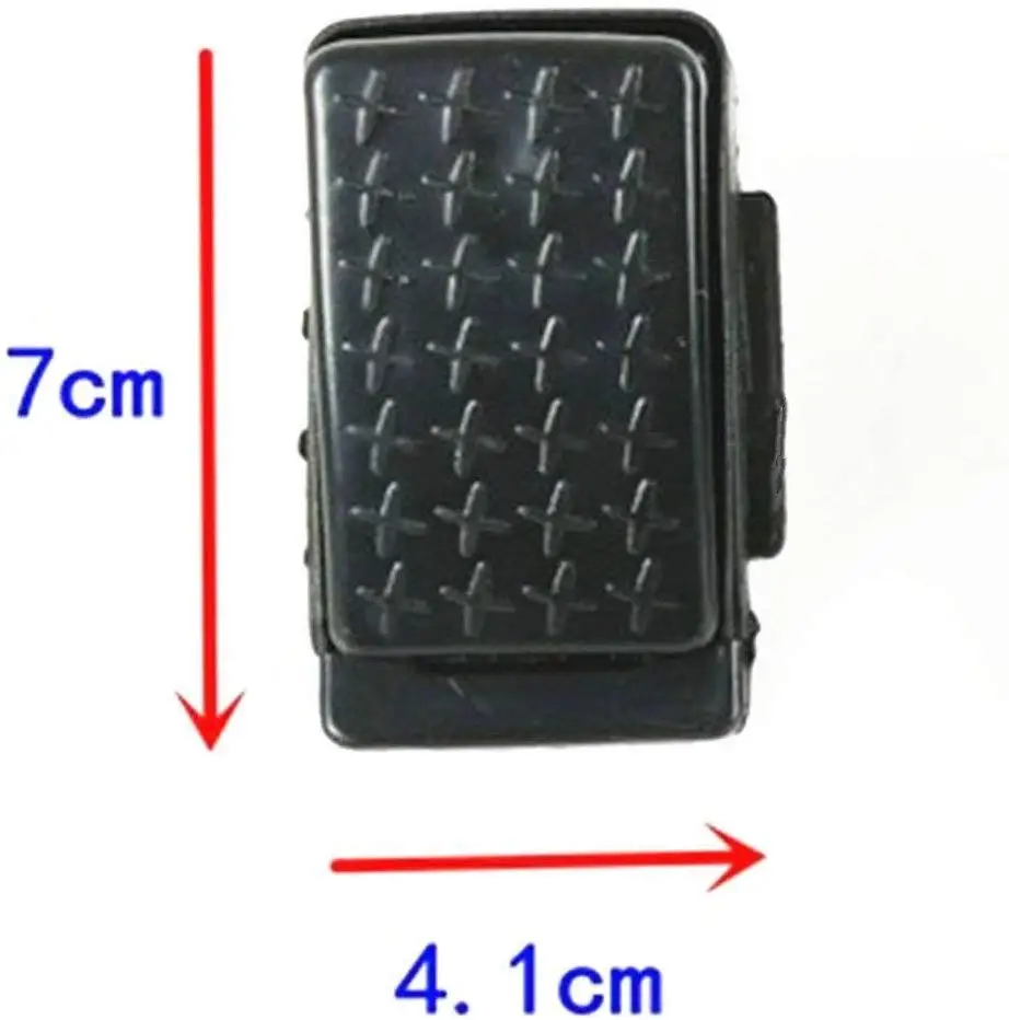 6volt 12volt Accelerator Foot Pedal Reset-Control Switch ,for Kids Ride On cars,Electric car Black 6-pin Socket Replacement Part