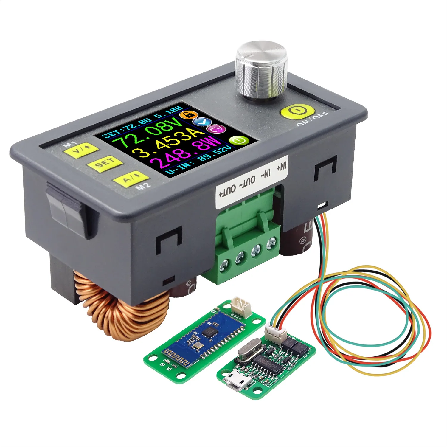 DPS8005 CNC DC adjustable voltage regulator power supply step-down module Integrated voltage ammeter shows high voltage