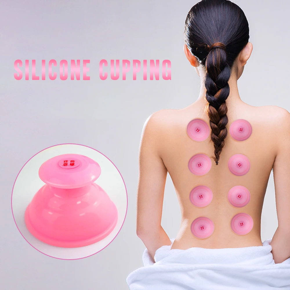 Portable Stronger Suction cupping tools cupping therapy Silicone Massage Cupping Set