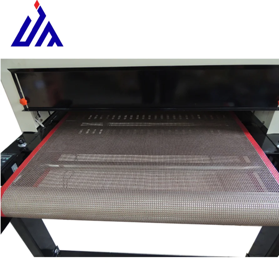 microwave tunnel silk screen printing conveyor dryer machine