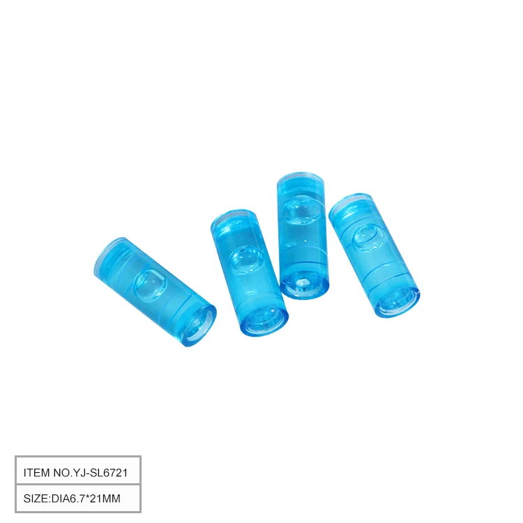 Yj-sl67211 High Precision Tube Bubble Level Cylindrical Plastic Bubble Level With High Quality