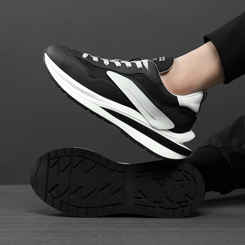 
Spring New Style High Quality Fashion High Top Mesh Sport Shoes 2021 Men's Fashion Running Sneakers 