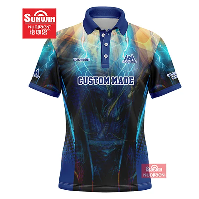 Custom Made My Best Dart Shirt Oversize Polyester Dart Polo Shirts For Players dart shirt