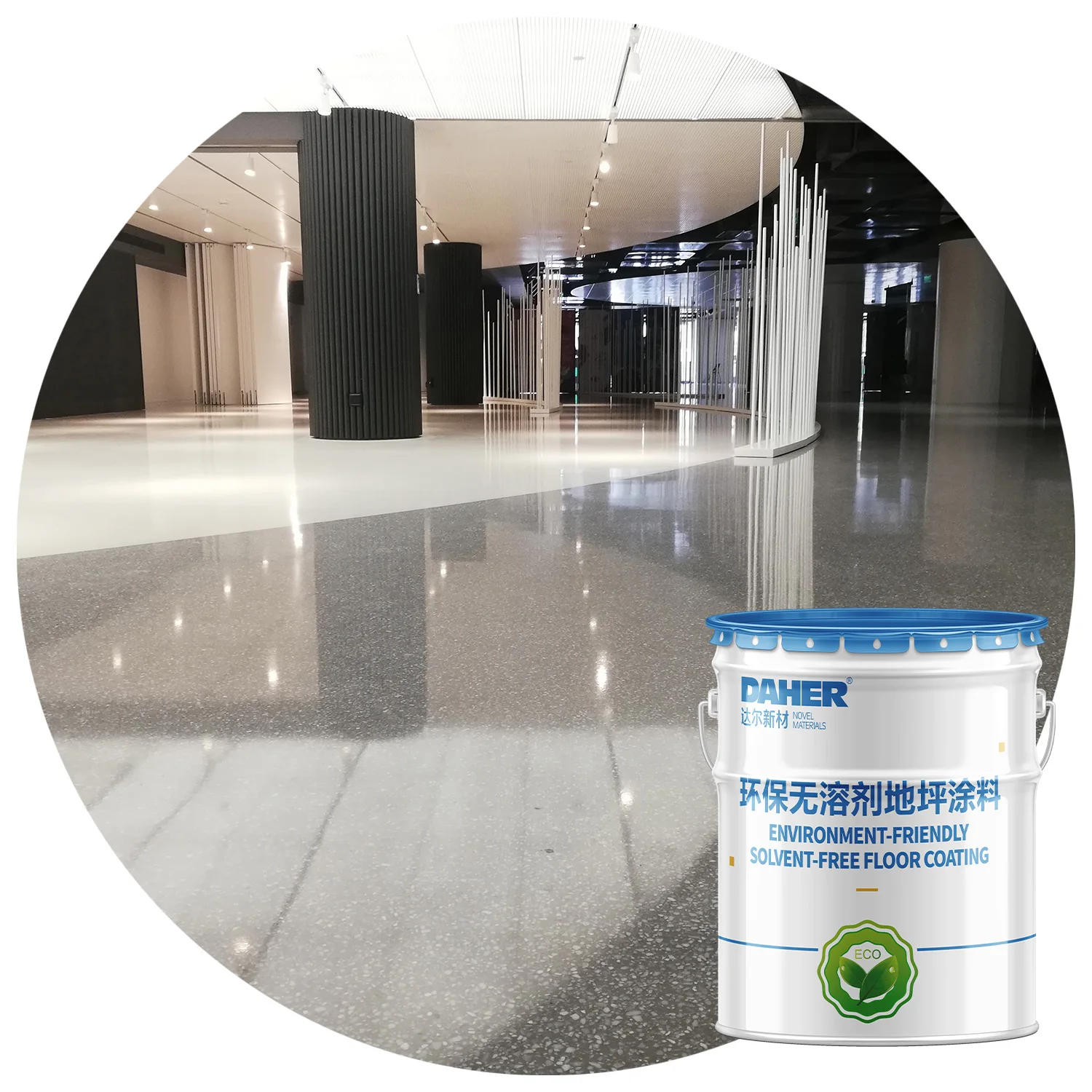 Fast Drying Heavy Duty Epoxy Terrazzo Flooring