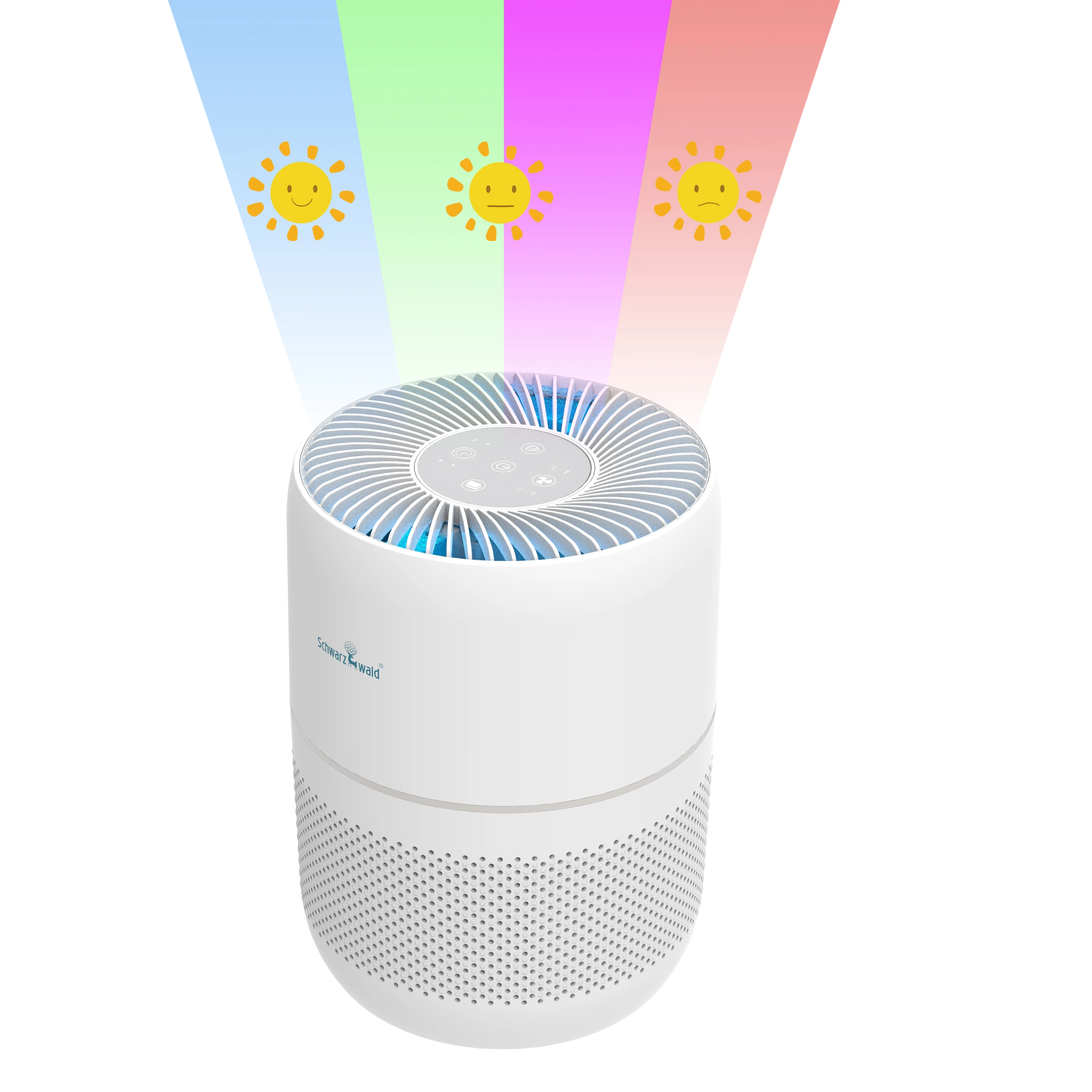 PhotoCatalyst Smart HEPA Filter wifi control Home Air Purifier Electric Child Lock Activated Carbon Air Purifier