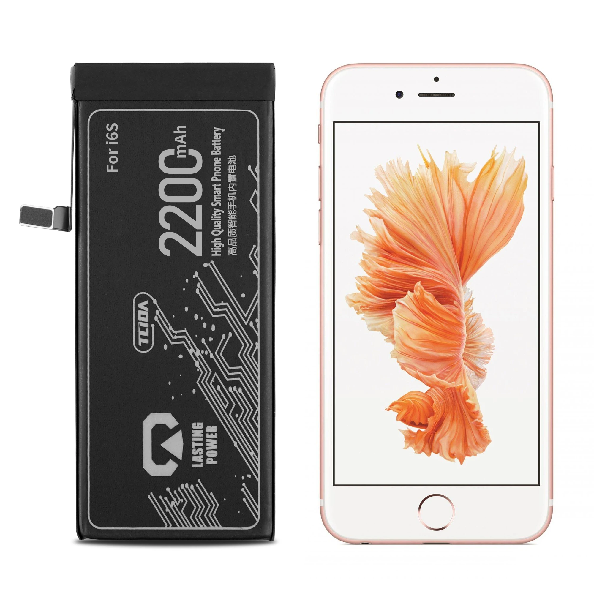  Оптовая продажа скидка 2200 мАч батарея для мобильного телефона Iphone 6S