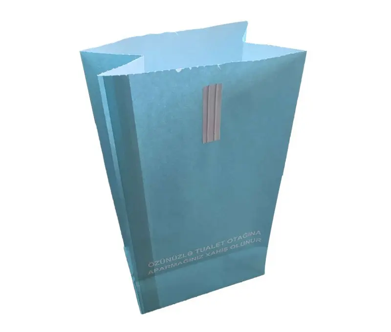 Vomit Bag/Airsickness Bag , 235x125x80mm, White color or printing