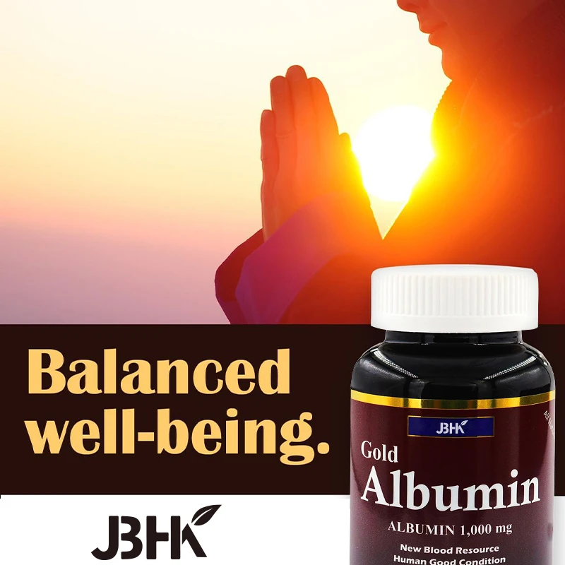 OEM Albumin Protein Supplement Extra Strength  60/120 Capsule Healthy Kidney Liver Promote General Wellness Energy Support Life