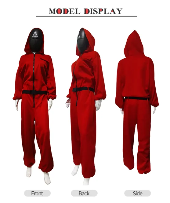 Hot Sale Korea TV Squid Game Costumes Sets Cosplay Costume Squid Game Suits