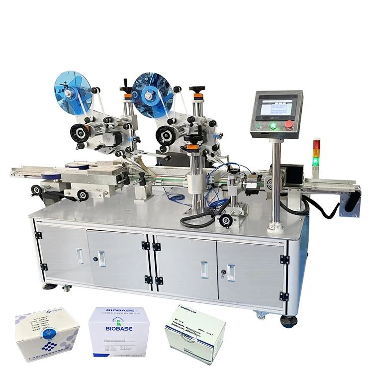 UBL Factory Labeling Machine Flat Surface for Top and Bottom Antigen Test Pack Carton Box Corner Labelling Machine