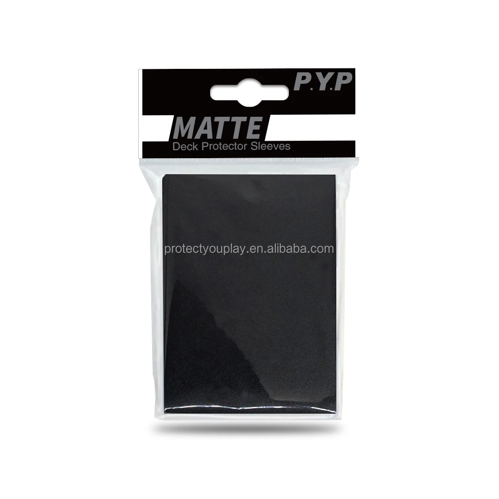 Black Standard Size Board Game Trading Card Sleeves Deck Card Protector