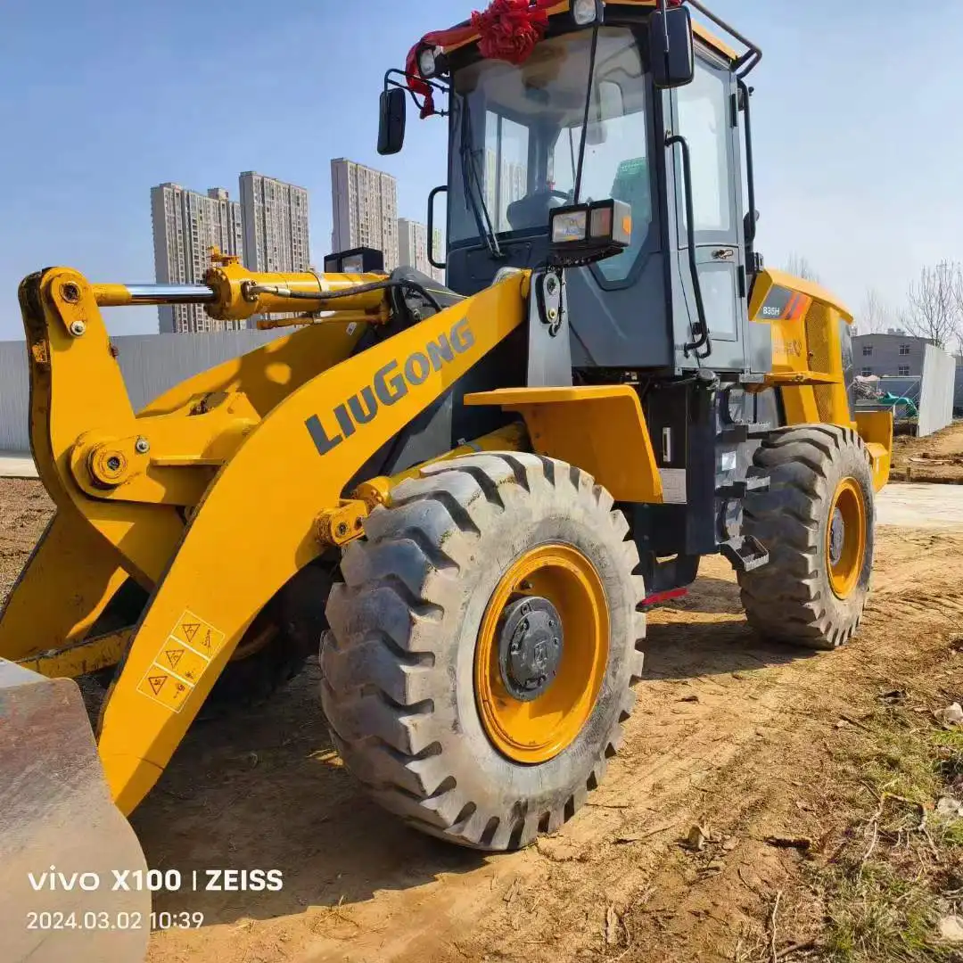 Liugong 836 погрузчик 3-тонный фронтальный на продажу Подержанный Погрузчик liugong