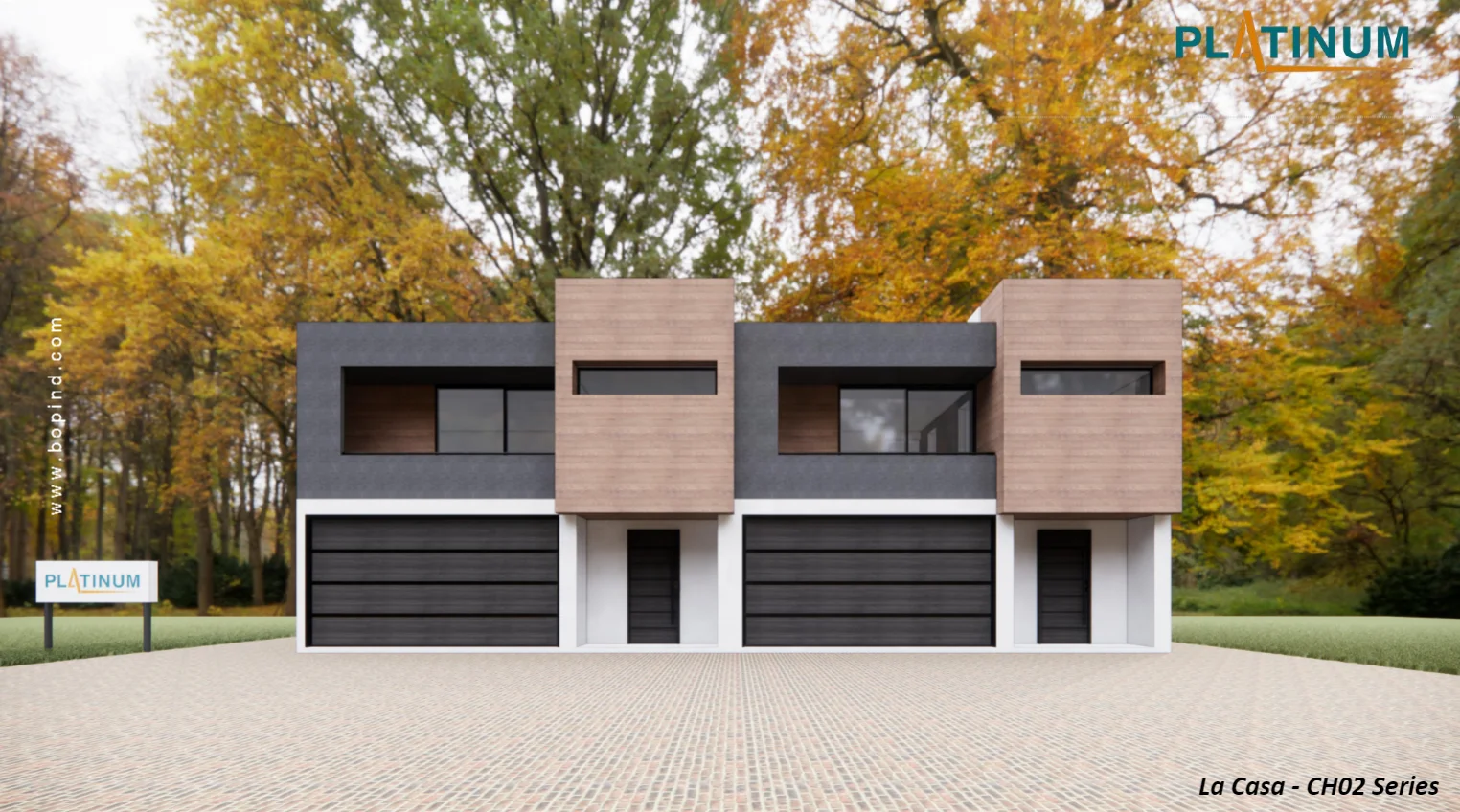 Steel Structure Modern Style High Quality Luxury Light Steel Building Prefab Townhouse Apartment