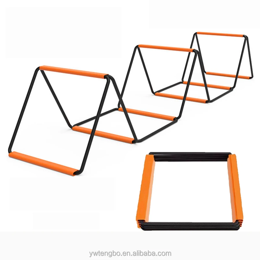 Football Training Agile Ladder Gym Rope Jump Grid Hurdles Outdoor Speed Agility Set