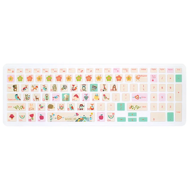 Carton Animal Design Keyboard Cover for Dell inspiron 15 5547 15C 3000 5000 15mr 15CR 3543 15M Ins15CR-1518L15CD 15MD 15MR