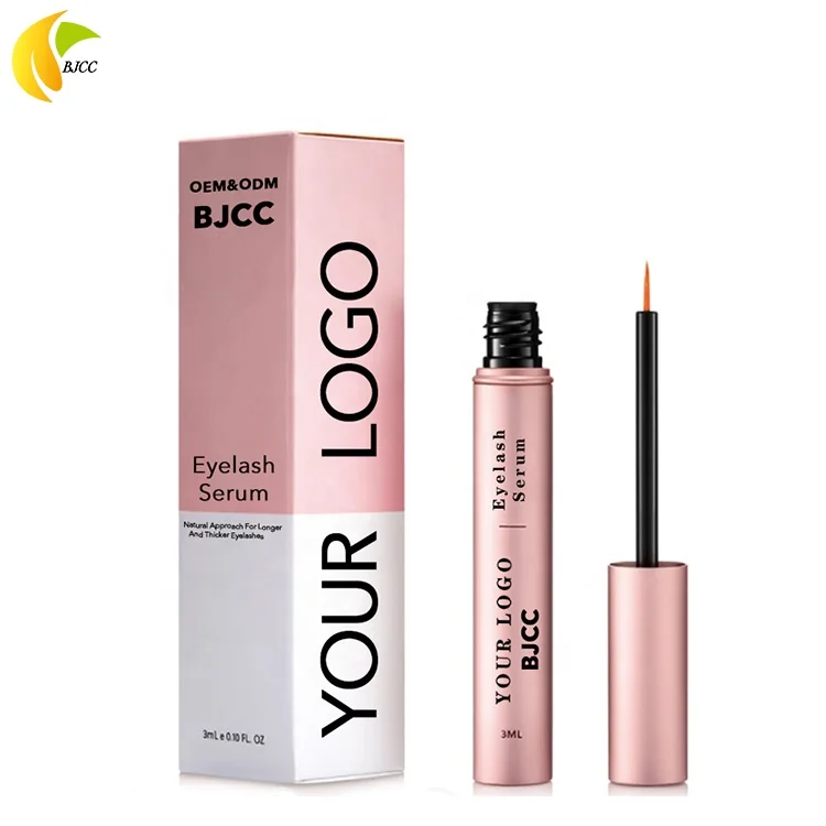 2021Biotin Peptide Keratin OEM Lift Castor Oil FEG Eye Lash brow Growth Extension Grower Vegan Eyelash Serum Private Label