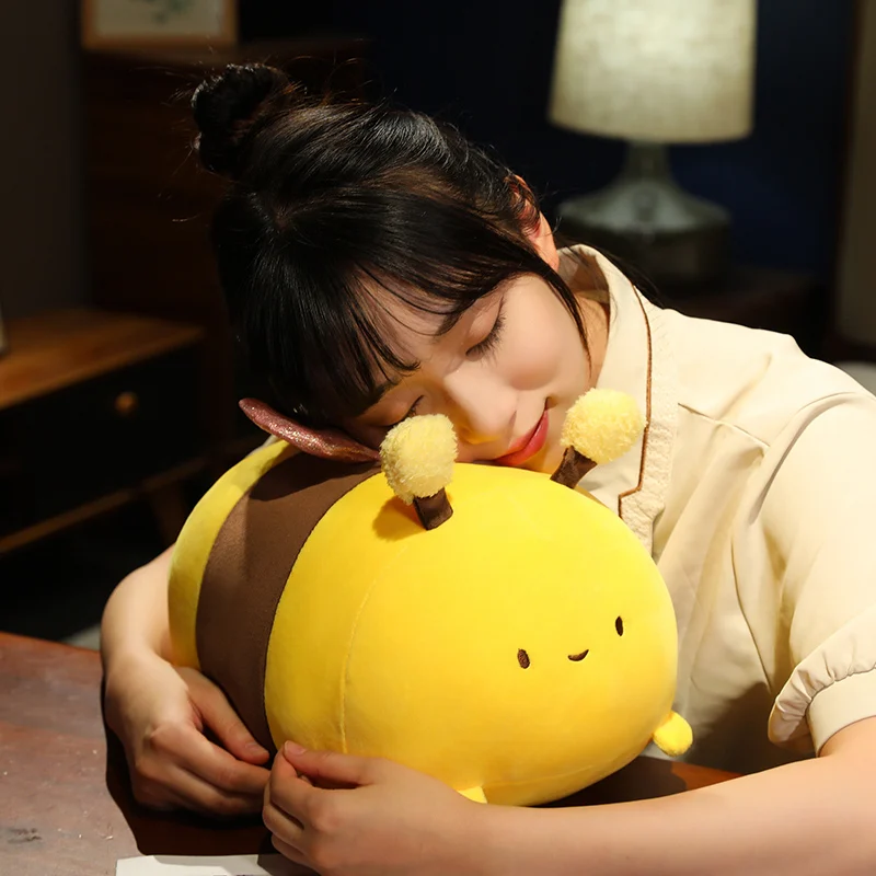 OEM Stuffed Animal Plush Toy Lovely Bee Plush Pillow Baby Bee Stuffed Toy Plush Bumble Bee