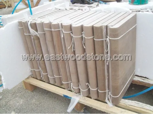 yellow sandstone pool edge