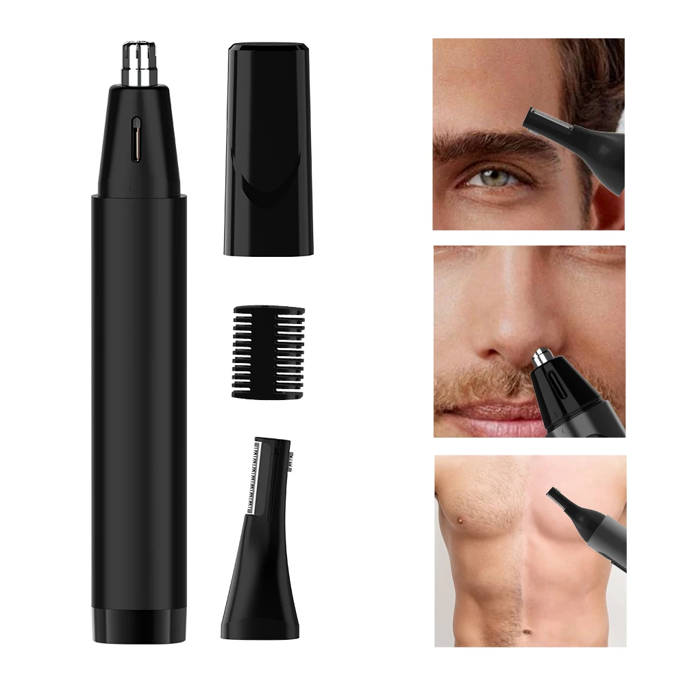 Newest Nose Trimmer Battery Operated  razor beard trimmer mi ear hair trimmer face hair remover machine for men